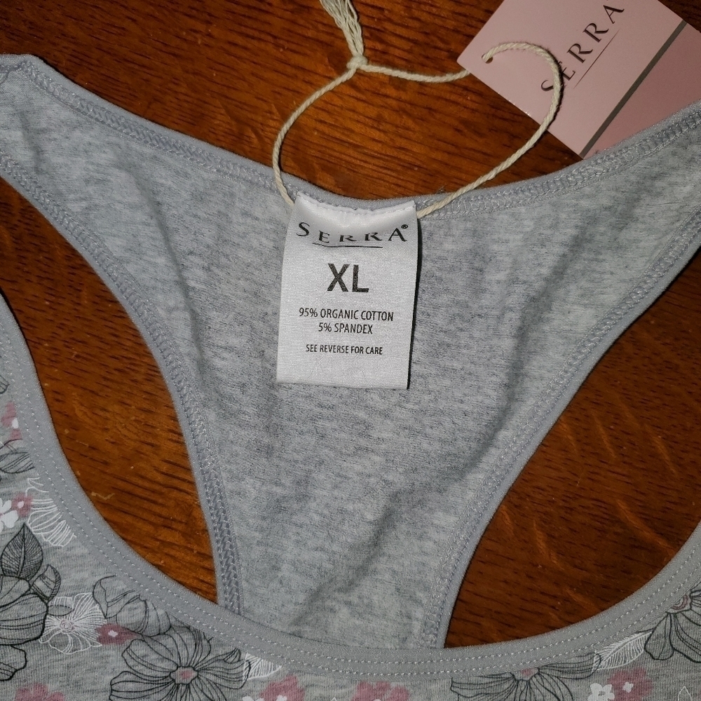 SERRA Sports Bra Without Padding, Stretchy Waist Band.  Size XL - Picture 3 of 5